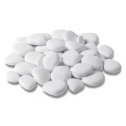 Kunststeine Pebbles weiß 2,5 cm