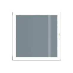 Kunststofffenster 600 x 600 mm weiß DIN links
