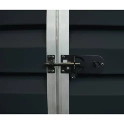 Kunststoff-Gerätehaus 'Skylight' 121 x 177 cm Polycarbonat mitternachtsgrau