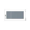 Kunststoff-Kellerfenster 600 x 400 mm weiß DIN links