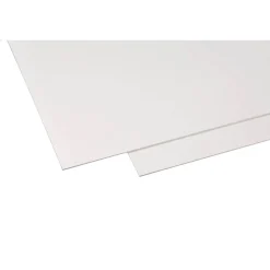 Kunststoffplatte 'Hobbycolor' weiß 100 x 50 x 0,3 cm