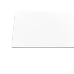 Kunststoffplatte 'Hobbycolor' weiß 100 x 50 x 0,3 cm