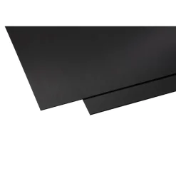 Kunststoffplatte 'Hobbycolor' schwarz 25 x 50 x 0,3 cm