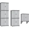 Kunststoffschrank 'Rolling Space' 59 x 115 x 36 cm