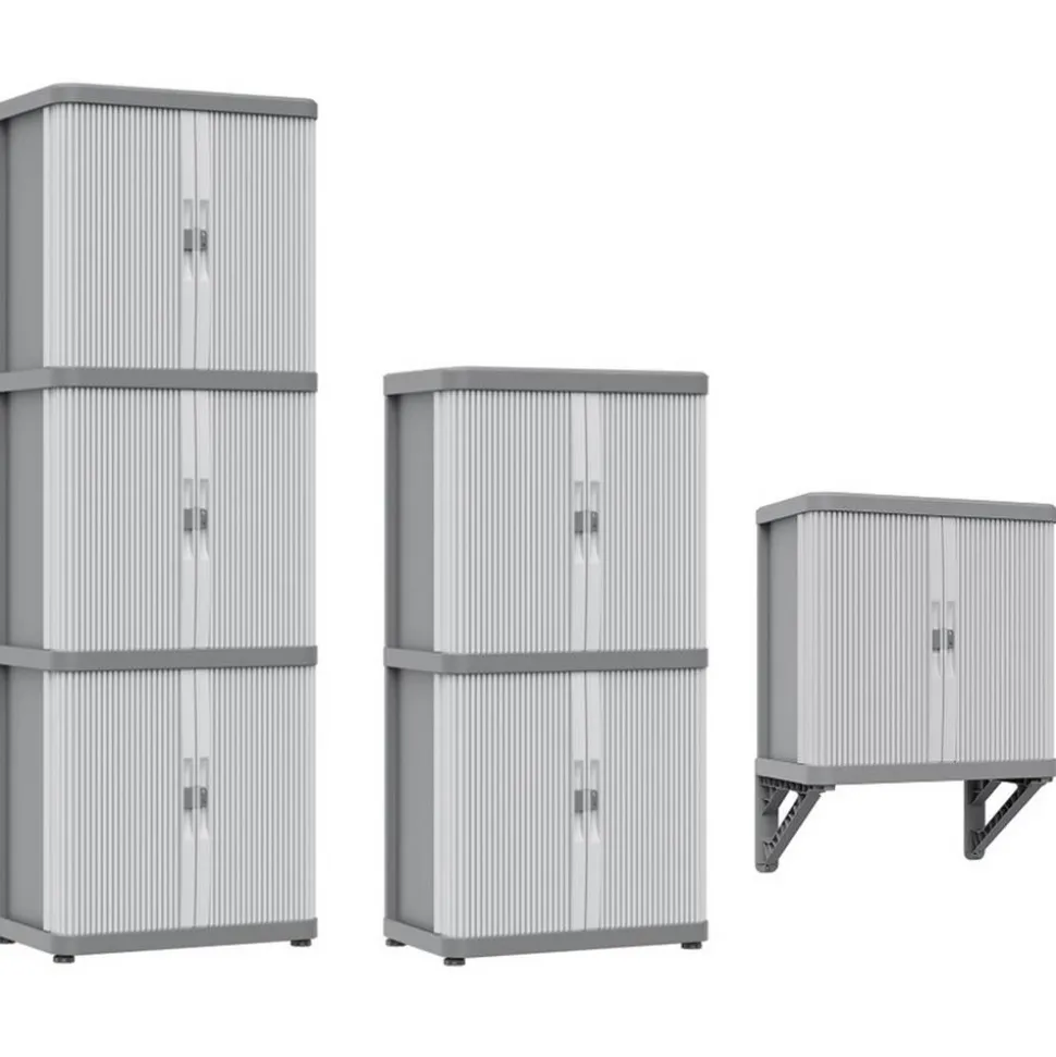 Kunststoffschrank 'Rolling Space' 59 x 170 x 36 cm