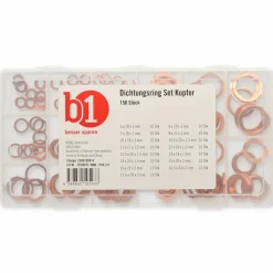 Kupfer-Dichtungsring-Set 150-tlg.