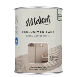 Lack 'coffee cream' Extra-matt 0,5 l