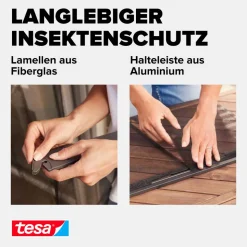 Lamellentür 'Premium' Aluminium teleskopierbar 95 x 220 cm