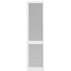 Lamellentür weiß offen 2013 x 494 mm