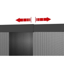 Lamellenvorhang 'Filatec' 100 x 220 cm, weiß