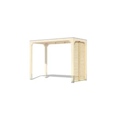Lamellenwand für Pavillon 'Mingo' naturbelassen