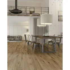 Laminat 'Galaxy WR' Clifton Eiche naturfarben wasserresistent 8 mm