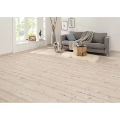 Laminat 'Neutral' Pinie weiß 8 mm