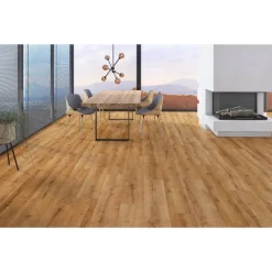 Laminat 'SavanneXL WR' Higland Eiche naturfarben wasserresistent 8 mm