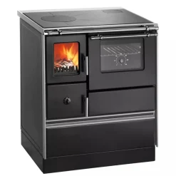 Landhausherd 'K76 70F' rechts schwarz 7,6 kW