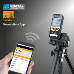Laser-Entfernungsmesser 'DistanceMaster Plus 80' mit Tasche