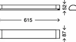 LED Badleuchte - chromfarben - 10W