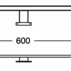 LED Spiegelleuchte - chromfarben - 8W