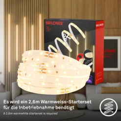 LED Stripe Ergänzungs-Set 'Pimp your Panel' on/off 500 lm 3000 K 2,6 m 230V geeignet für Akustikpaneele