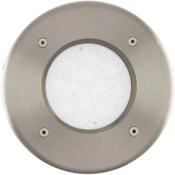 LED-Außen-Bodeneinbauleuchte 'Lamedo' Edelstahl, rund