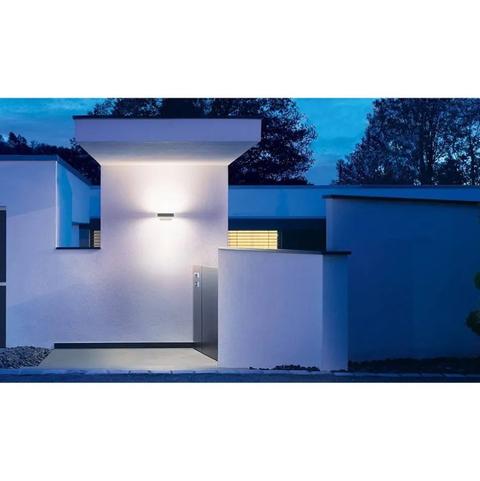 LED-Außenleuchte 'L 810 SC' mit Sensor anthrazit 679 lm