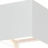 LED-Außenwandleuchte 'Pula' weiß 10 x 10 x 10 cm