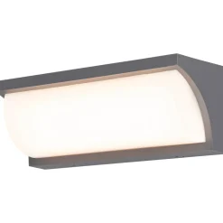 LED-Außenwandleuchte 'Straßburg' aluminiumfarben 8,1 x 23 x 8,2 cm
