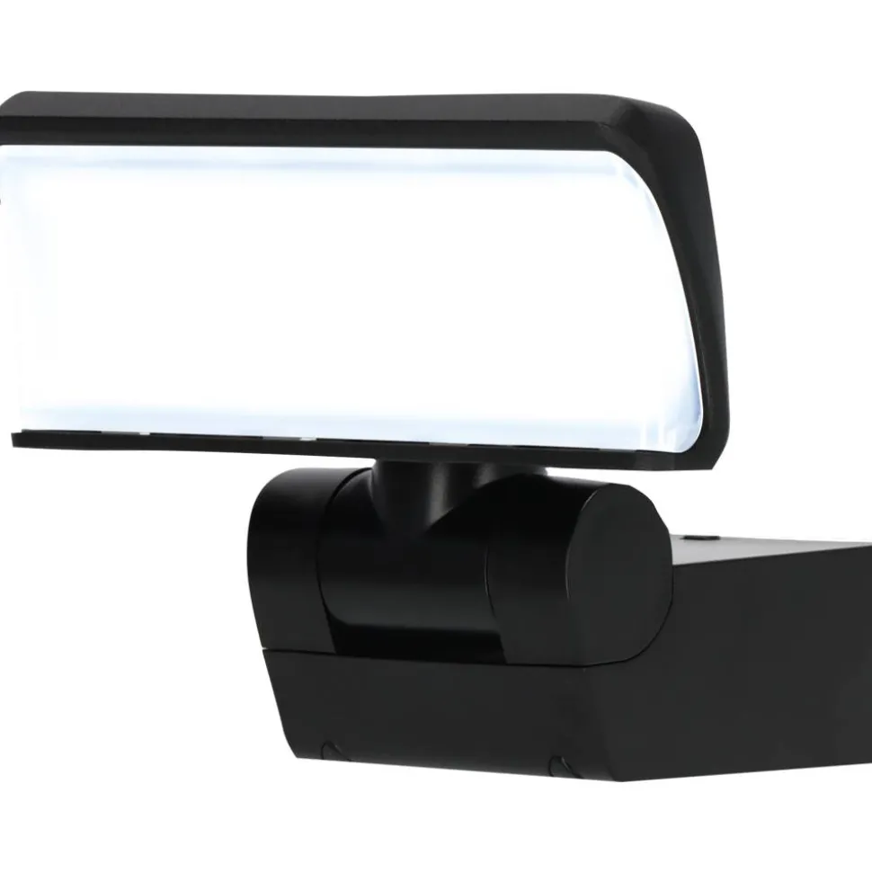 LED-Außenwandstrahler 'Seattle' schwarz 16,5 x 17 x 14 cm
