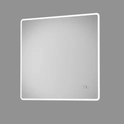 LED-Badspiegel 'Silver Sunshine 2.0' 80 x 70 cm