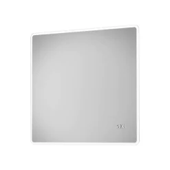 LED-Badspiegel 'Silver Sunshine 2.0' 80 x 70 cm