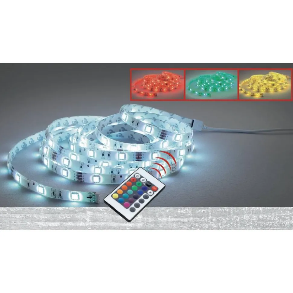 LED-Band mit Fernbedienung und Farbwechsler 5 m