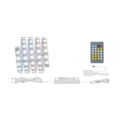 LED-Basisset 'MaxLED' 1,5 m 10 W 750 lm warmweiß-kaltweiß, silber