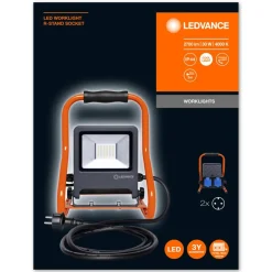 LED-Baustrahler 'Worklights' anthrazit/orange 2700 lm IP 44