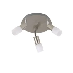 LED-Deckenleuchte 'Emma' silbern 3-flammig Ø 20 x 7,8 cm