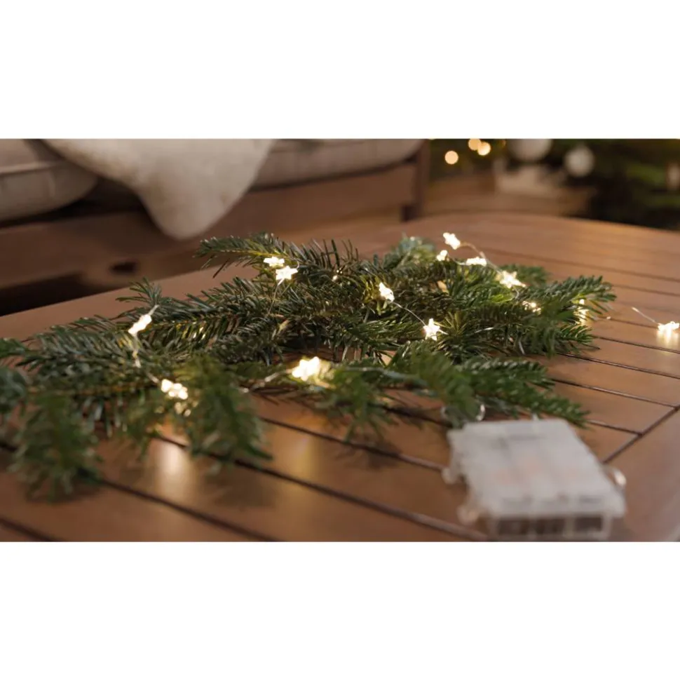 LED-Draht-Lichterkette 'Sterne' 20 LEDs warmweiß 150 cm