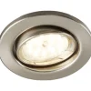 LED-Einbauleuchten-Set nickelfarben Ø 8,6 cm 3 Stück