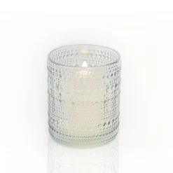 LED-Kerze 3D 'Perla' 9 x 9 x 10 cm