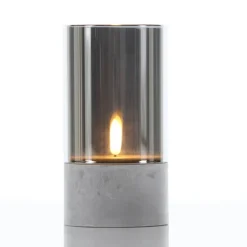 LED-Kerze 'Gracia' groß 8,5 x 8,5 x 15,5 cm