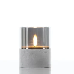 LED-Kerze 'Gracia' klein 8,5 x 8,5 x 10,5 cm