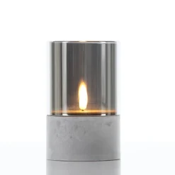 LED-Kerze 'Gracia' mittel 8,5 x 8,5 x 13 cm