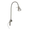 LED-Leseleuchte 'Tuso' nickel matt 40,3 x 21,7 cm