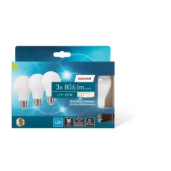 LED-Leuchtmittel warmweiß 4,9 W 806 lm 3 Stück