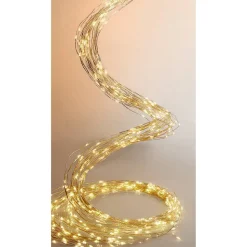 LED-Lichterdraht 640 LEDs warmweiß 190 cm