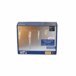 LED-Lichtervorhang Eiszapfen 32 LEDs warmweiß 470 cm