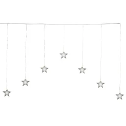 LED-Lichtervorhang 'Stern' 52 LEDs warmweiß 150 cm