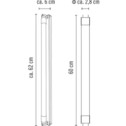 LED-Lichtleiste weiß G13 9 W 990 lm 4000 K