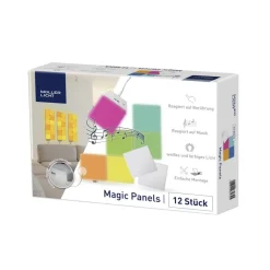 LED-Magic-Panels mit Touch- und Musiksensor, 12er-Set