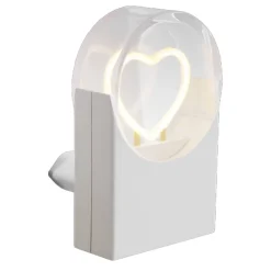 LED-Nachtlicht 'Herz' weiß 8 x 5 cm
