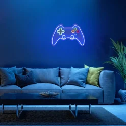 LED-Neon-Bild 'Gamer' mehrfarbig 60 x 40 x 1,5 cm