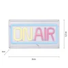 LED-Neon-Bild 'On Air' mehrfarbig 23 x 12,7 x 4 cm